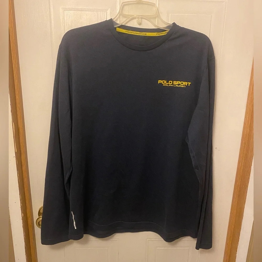 Polo by Ralph Lauren Polo Sport Navy Long-Sleeve Performance Tee